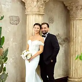 antik yunan düğün fotoğraf konsepti